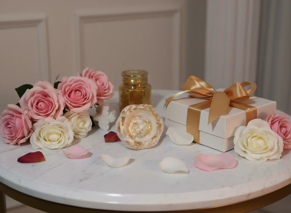 Lotus holder with gift box